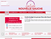 Tablet Screenshot of deputes.lessocialistes.fr