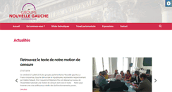 Desktop Screenshot of lessocialistes.fr